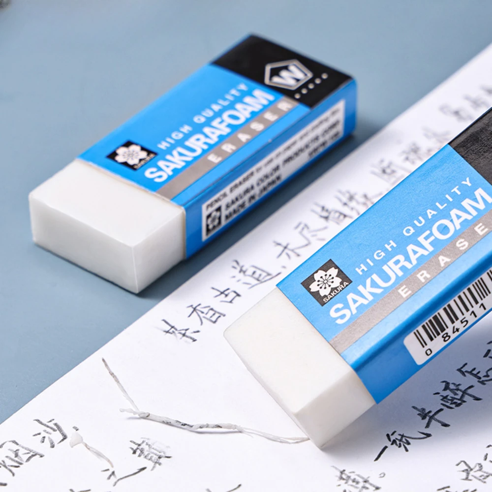 5 pièces Sakura mousse gomme professionnelle dessin Art croquis gommes en caoutchouc crayon gomme haute polymère XRFW-100