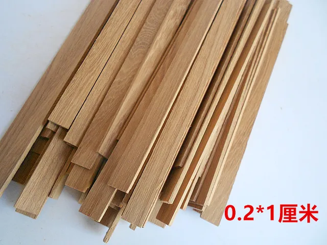 10 Ps Sandalwood Material Thin Wood Strips Bird Cage Carving