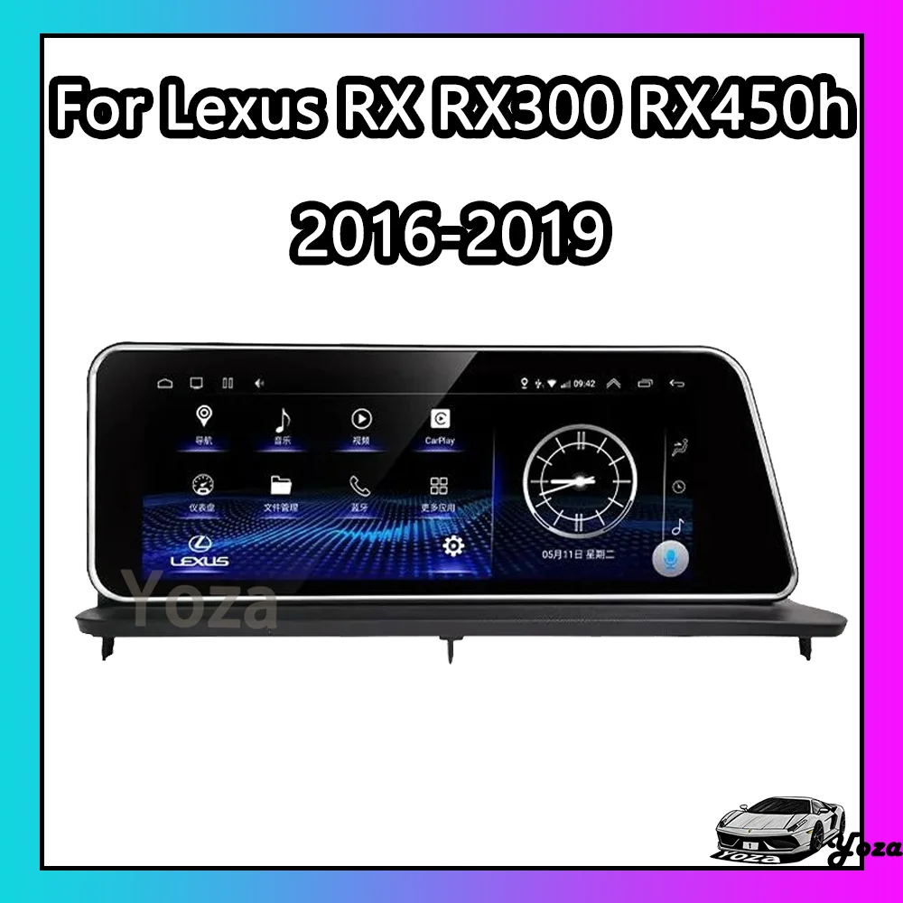 

Yoza Carplay Car Radio For Lexus RX RX300 RX450h 2016-2019 Android11 Touch Screen Multimedia Player Navigation WIFI Gift Tools