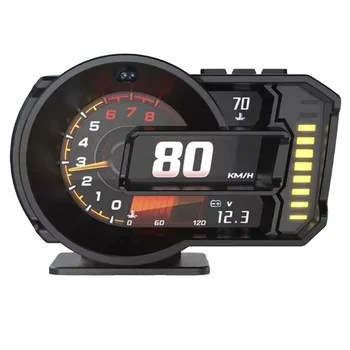 NEW-Multi-Function Heads-Up Display Accessories For Car Ambient Light Driving Score Heads-Up Display A590