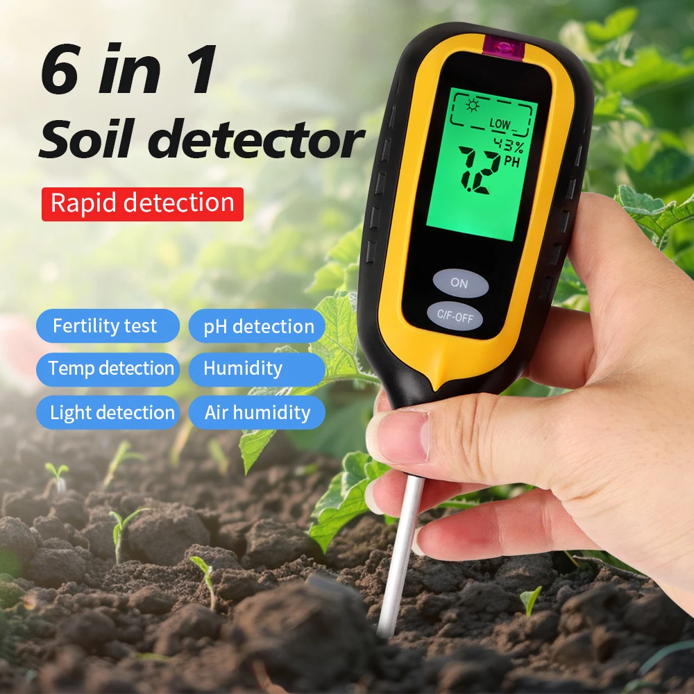 Multifunctional Soil Meter for Gardening