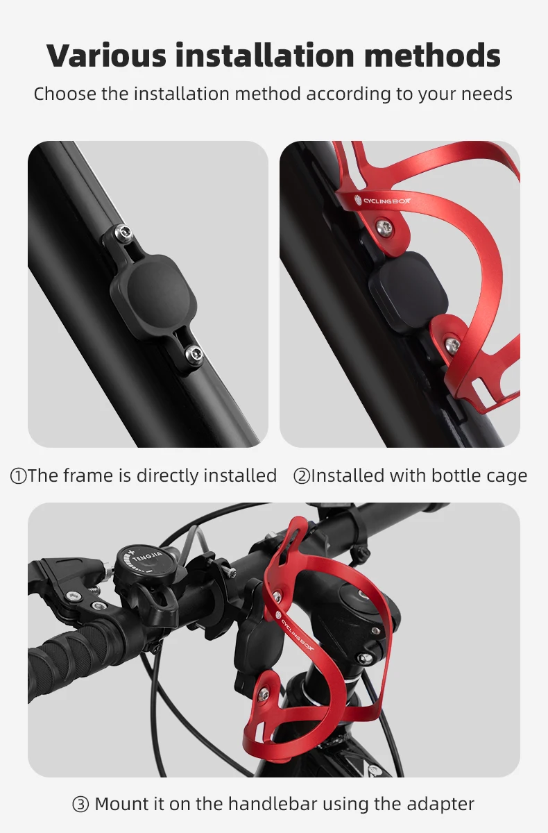 Description Picture 6 of itemUniversal Bicycle Tracker Mount Bracket Locator Protective Cover For Apple AirTag Bike Water Bottle Case Holder For Airtag