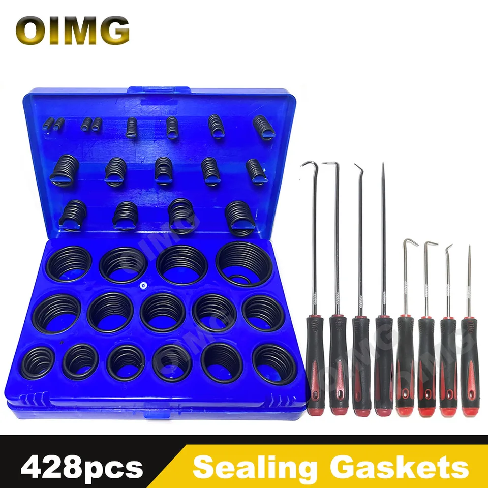 419 Stks/set 32 Metrisch Grootte Rubber O-Ring Kit Assortiment Auto
