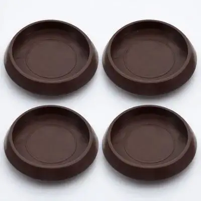 4Pcs 테이블 피트 패드 플라스틱 미끄럼 방지 가구 코스터 홈 오피스 호텔 거실용 내마모성 바닥 보호대