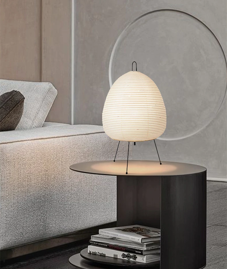 Japanese Rice Paper Lantern Led Table Living Room Bedroom Bedside Study Hotel Homestay Art Creative Decor Tripod Floor_voghion.com