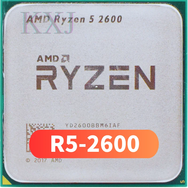 

Процессор AMD Ryzen 5 2600 для ПК, центральный процессор для компьютера, 6 ядер, 12 нитей, мощность-65 Вт, частота-2600 ГГц, разъем AM4