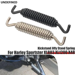 Kickstand Spring Frames Fittings Motorcycle Foot Pegs Extension Springs Stand for Harley Sportster Touring Road Glide Softail