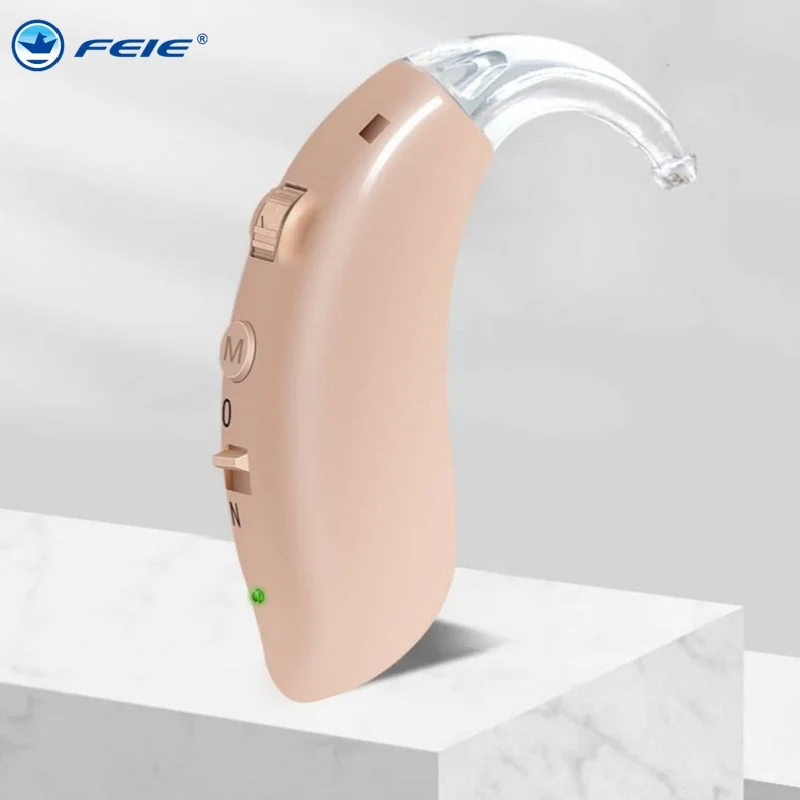 2024 NWE Rechargeable Digital Hearing Aid Adjustable Tone  Best Sound Amplifier Portable Deaf Elderly BTE Hearing Aids 6