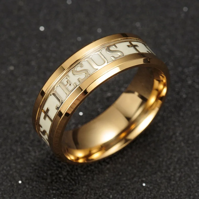 Luminous Cross Christ Ring Wedding Engagement Rings For Women Men Jewelry ring set gold color rings couples rings stainless steel ring tibetan silver rings signet ring finger watch ring finger ring gold color ring chain ring half face ring amethyst zirconia ring silver ring opening ring fidget spinner ring sparkling heart ring tungsten ring adjustable rings zircon crystal ring wedding rings moissanite diamond ring color change ring wedding ring ceramic ring animal ring