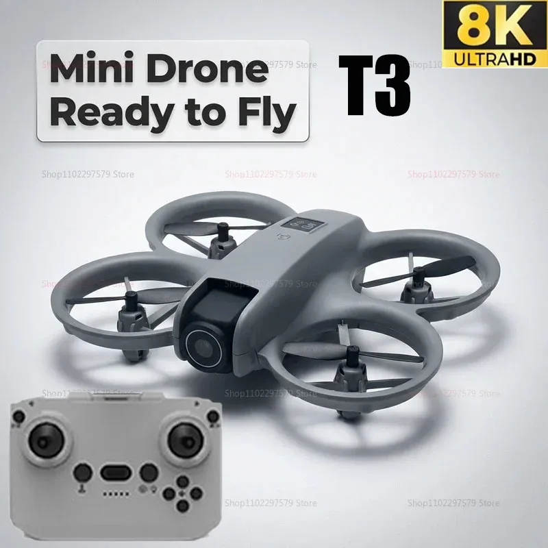 Mini Drone with 8K HD Camera FPV RC Airplane Foldable Quadcopter Brushless Motor Obstacle Avoidance for Adults Kids RC Toys