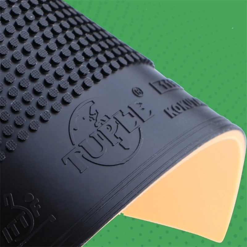 KOKUTAKU Short Pimples Out Rubber 2.2mm Sponge TUPLE 119 Zhengjiao / Big Pips Out Rubber OX For Training