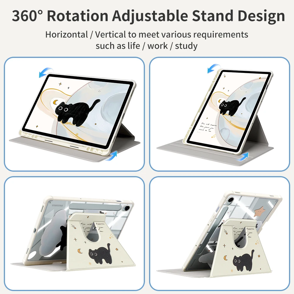 360° Rotating Protective Tablet Case