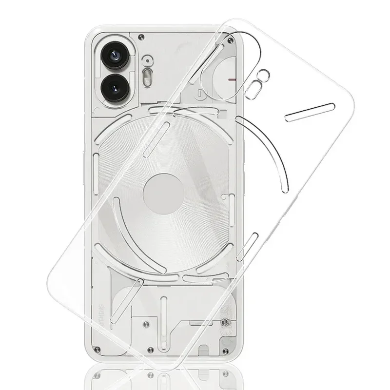 Clear Silicone Shockproof Phone Case - Soft TPU Bumper Cover