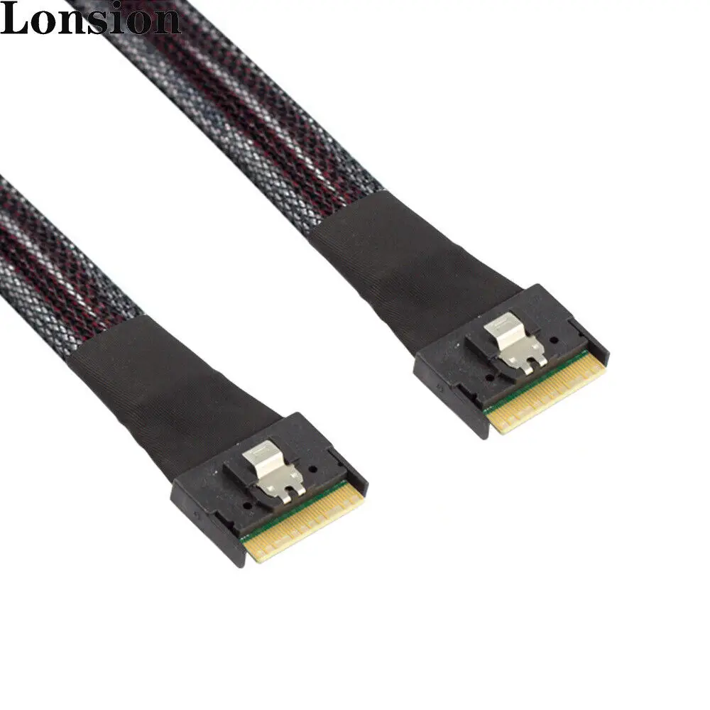 SlimSAS SFF-8654 8i 4.0 To SlimSAS SFF-8654 74P Server Cable