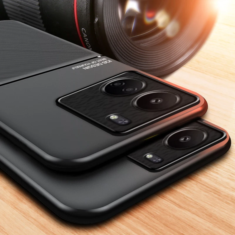 Slim Lightweight Leather Magnetic Shockproof Phone Case