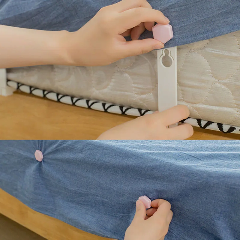 4/8/24Pcs Set Bed Sheet Clip Mattress Grippers Fasteners Non-slip Blanket Gripper Fixing Clip Holders Clamps Coverlet Holder 5