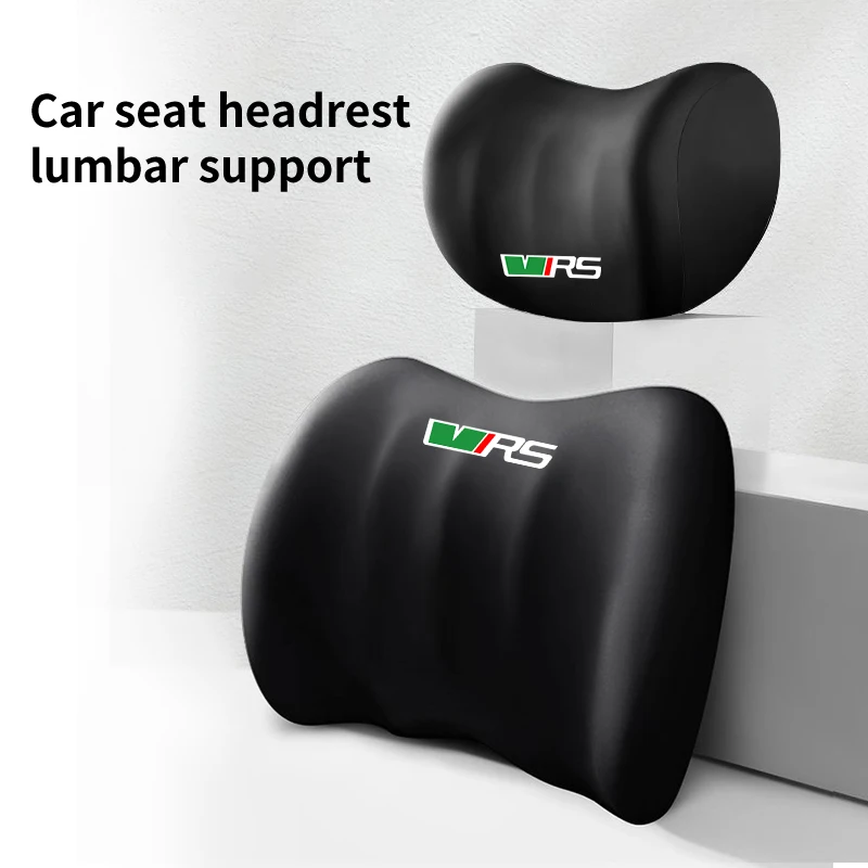 Supporto Lombare Per Auto Poggiatesta Cuscino Per Il Collo Cuscino Lombare Morbido Per Skoda Vrs Octavia Kamiq Kodiaq Karoq Rs Superb Fabia Rapid