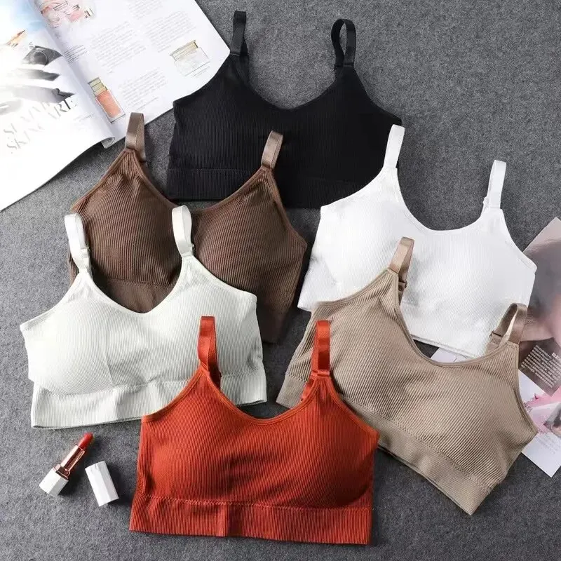 Women Seamless Brassiere Bra Full Cup Breathable Bralette Wire Free Comfort Sleep Bra Running Fitness Top Sport Top sports bra