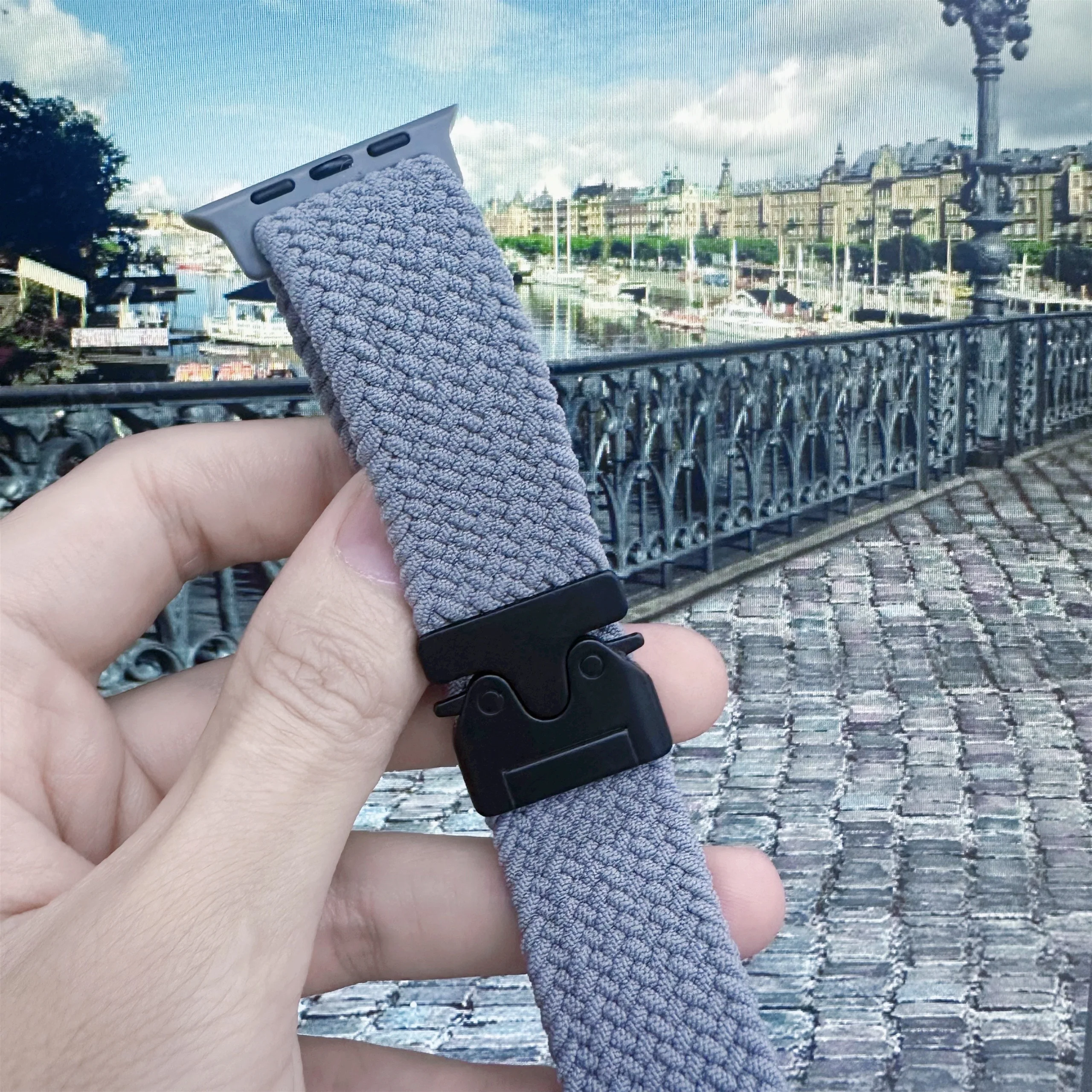 ตัวเลือกสินค้า สร้อยข้อมือ Apple Watch 46-38 มม. ใส่ได้หลายขนาด คุณภาพดี