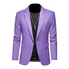 Fashion Men's Business Casual Blazer Black White Red Green Solid Color Slim Fit Jacket Wedding Groom Party Suit Coat M-6XL 4