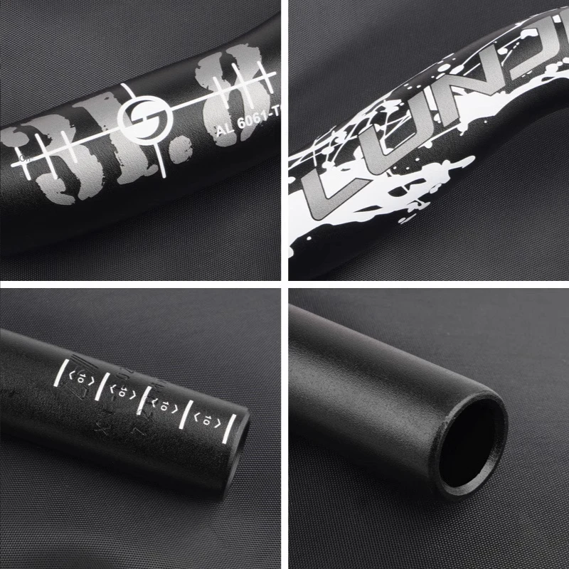 31.8x720/780mm Handlebar MTB Bike Riser Aluminum Swallow HandleBar Rise 90mm Mountain Folding Bicycle Handlebar Bike Parts