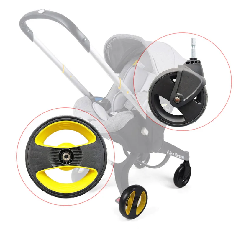 

Pushchair Wheel For 4 in 1 Carseat Stroller With Bearing Axle Front Or Rear Wheel Well Compatible Similar Pram Accessories