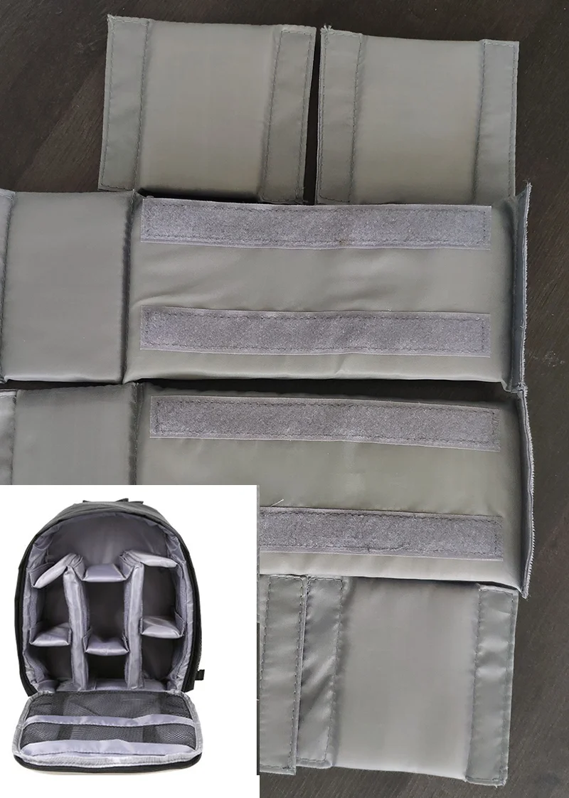 Pair of The Dividers For Camera Bag Replacement Block Photo Backpack