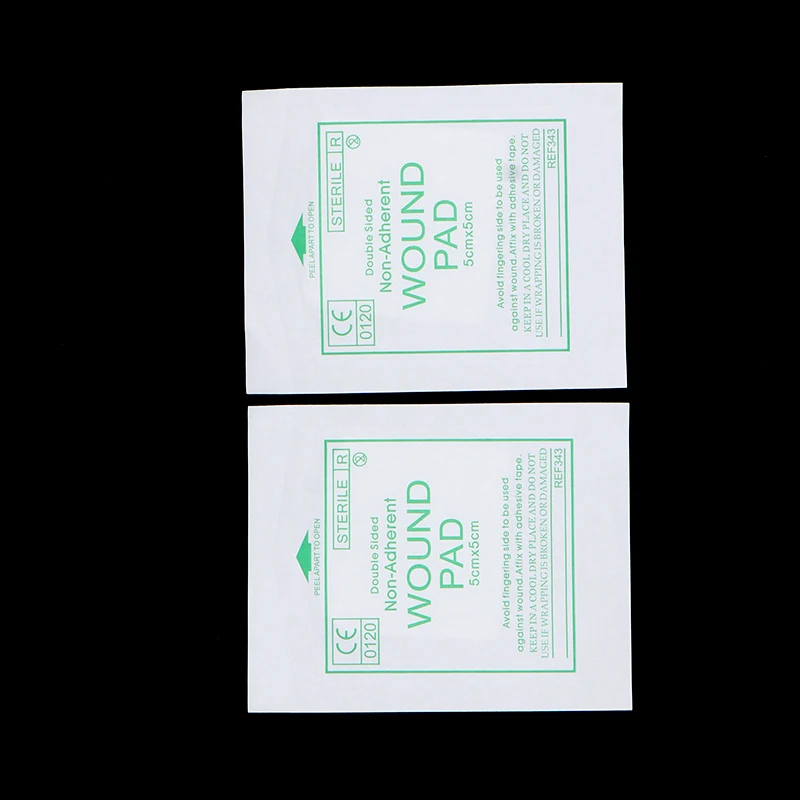 10Pcs Sterile Gauze Pads Combine Pad Trauma Pad Wound Dressing For Outdoor Camp Tactical First Aid Wound Hemostasis