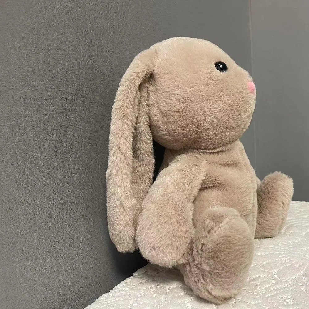 Breathing Rabbit Baby Sleep Companion Plush Toy with Light for Child Napping
