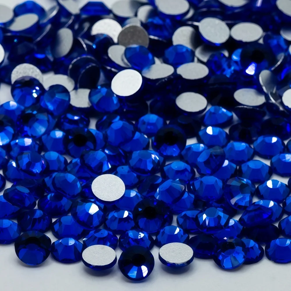 Crystal Rhinestones Collection - Non Hot Fix Flat Back Decorative Gems for Nails & Fabric Embellishments