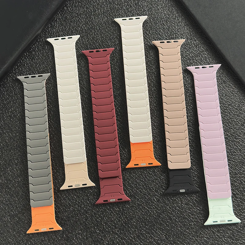 Magnetic Silicone Link Loop Bracelet