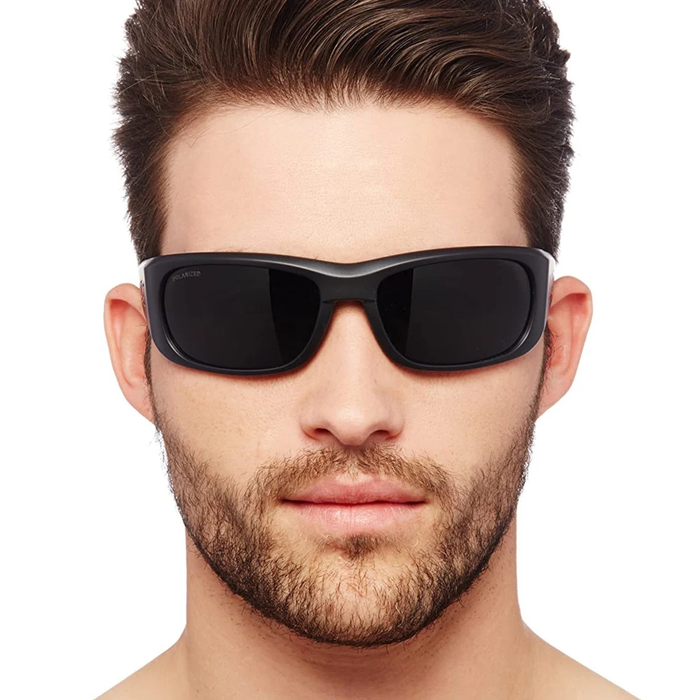 Men's Polarized Sunglasses Uv400 - Tr90 Frame, Gradient Lens