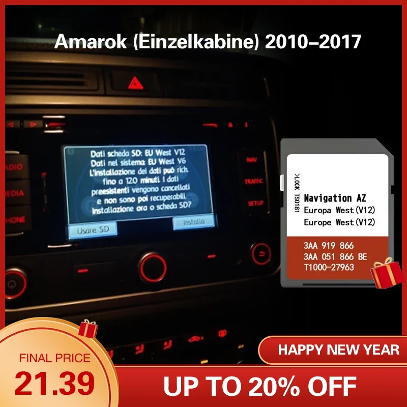 Vestito Per Amarok (Einzelkabine) 2010-2017 Mappa Card Cover Spagna Città Del Vaticano Rns 315 West