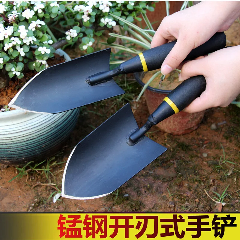 

B50 утолщенная садовая лопата из марганцевой стали, инструмент для садоводства, лопата для рытья и копания диких овощей