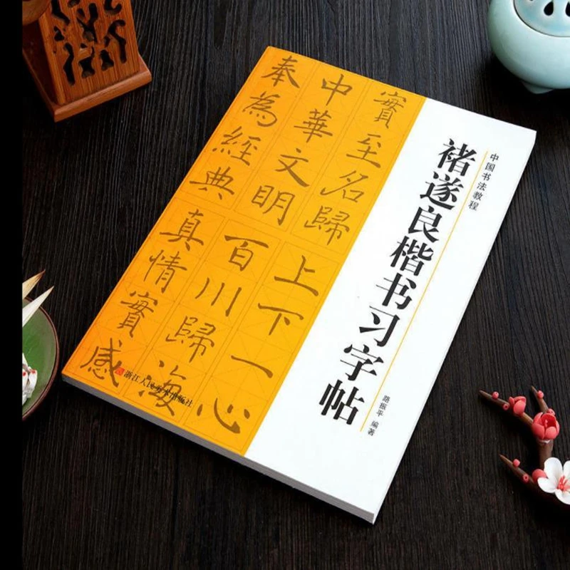 

Chinese Calligraphy Book Chu Suiliang Course Of Regular Script Style Copybook