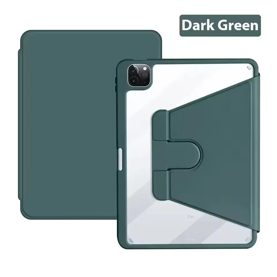 360-Degree Rotating iPad Case with Pencil Holder