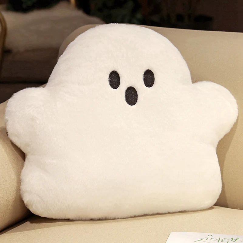 Kawaii Cloud Ghost Plush Throw Pillow Toys Cute Stuffed Soft Cartoon Baby Plushies Dolls Sofa Chair Cushion for Home Decor