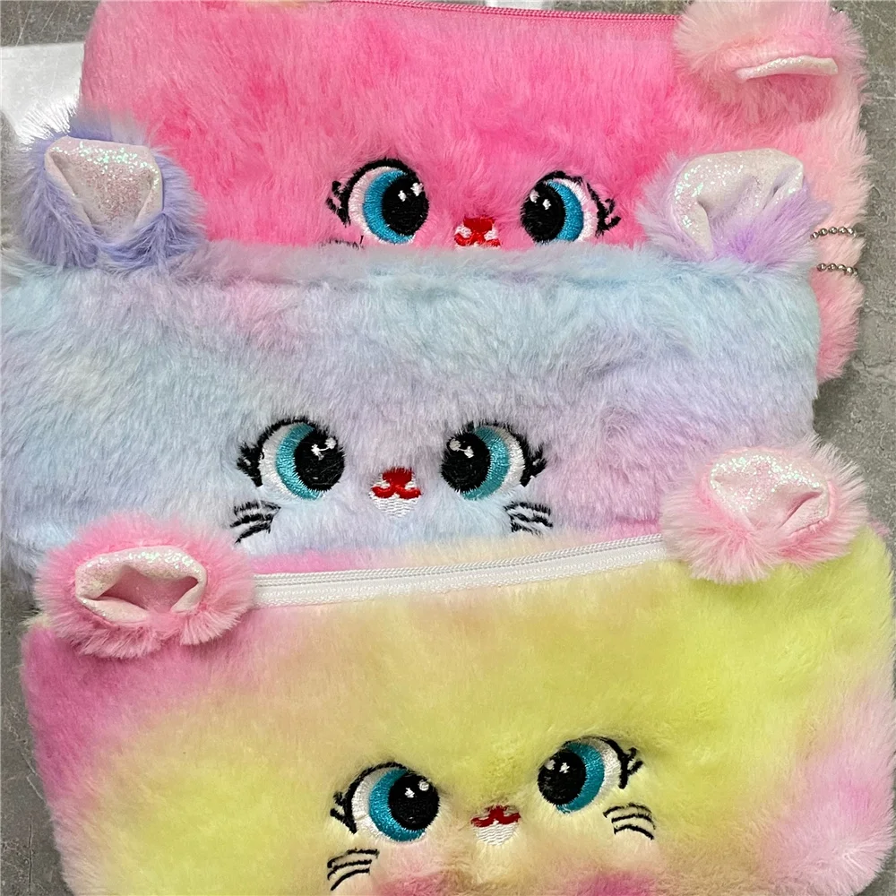 20CM Fluffy Cat Plush Coin Purse