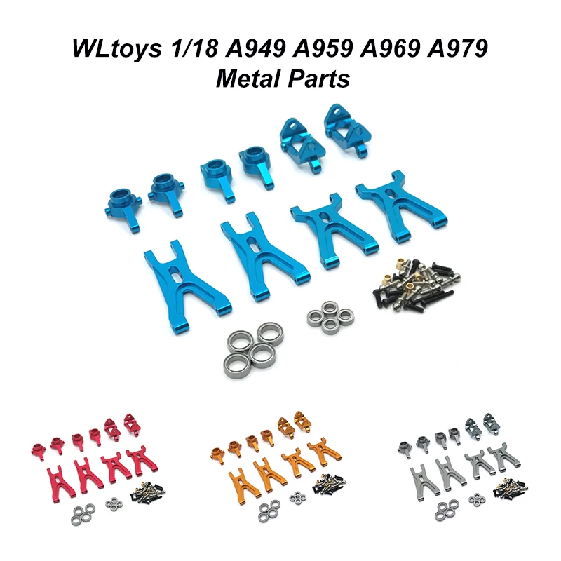 

WLtoys 1/18 184011 A949 A959 A969 A979 K929 пульт дистанционного управления автомобильные детали металлический обновленный комплект