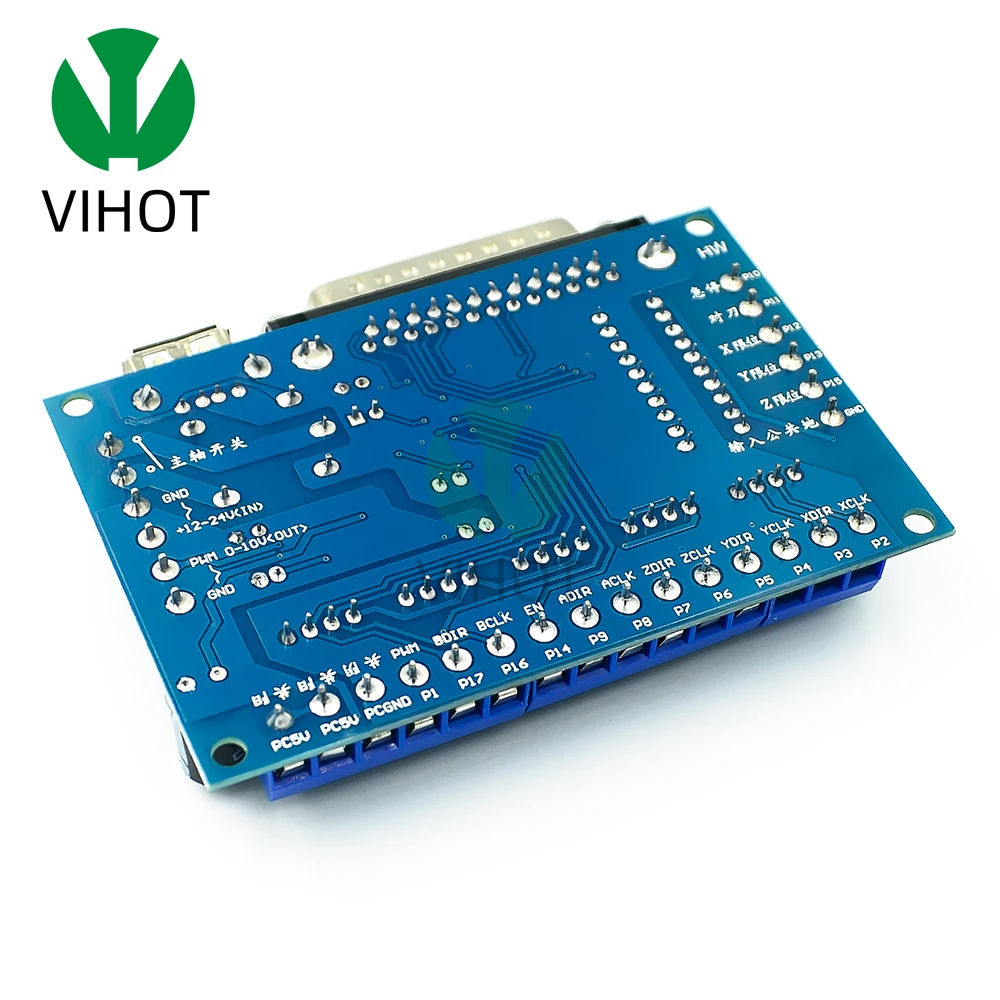 스테퍼 모터 드라이버 Mach3 + USB 케이블용 5 축 CNC 인터페이스 어댑터 브레이크 아웃 보드 업그레이드