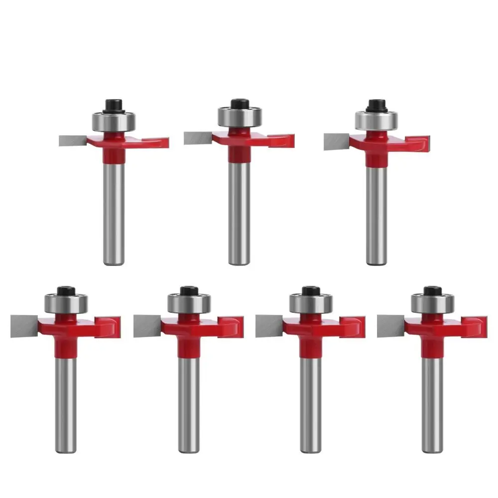 

1/4 Shank Router Bits High Quality Carbide T Type Slotting Cutter Trimming Machine Woodworking