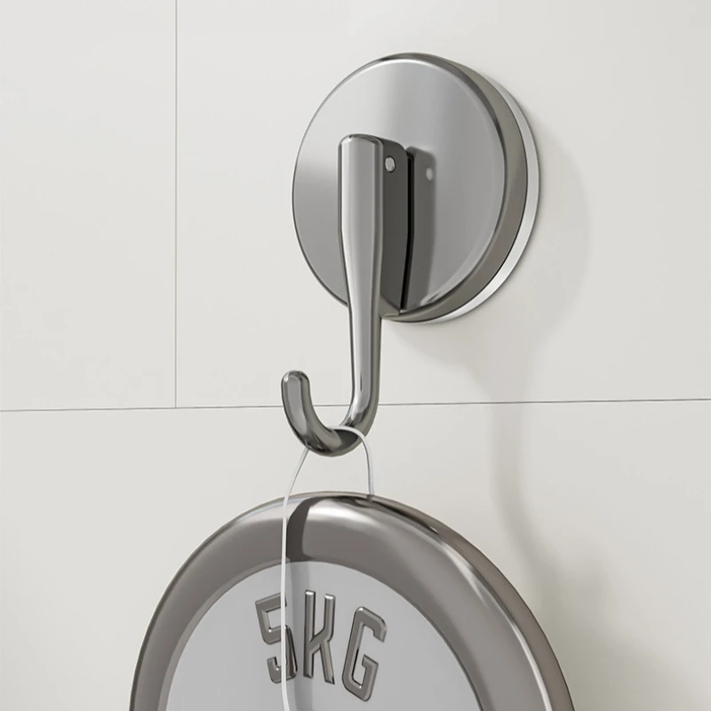 Suction Cup Hook Non-marking Punch-free Strong Load-bearing Adhesive Hook Bathroom Toilet Towel Robe