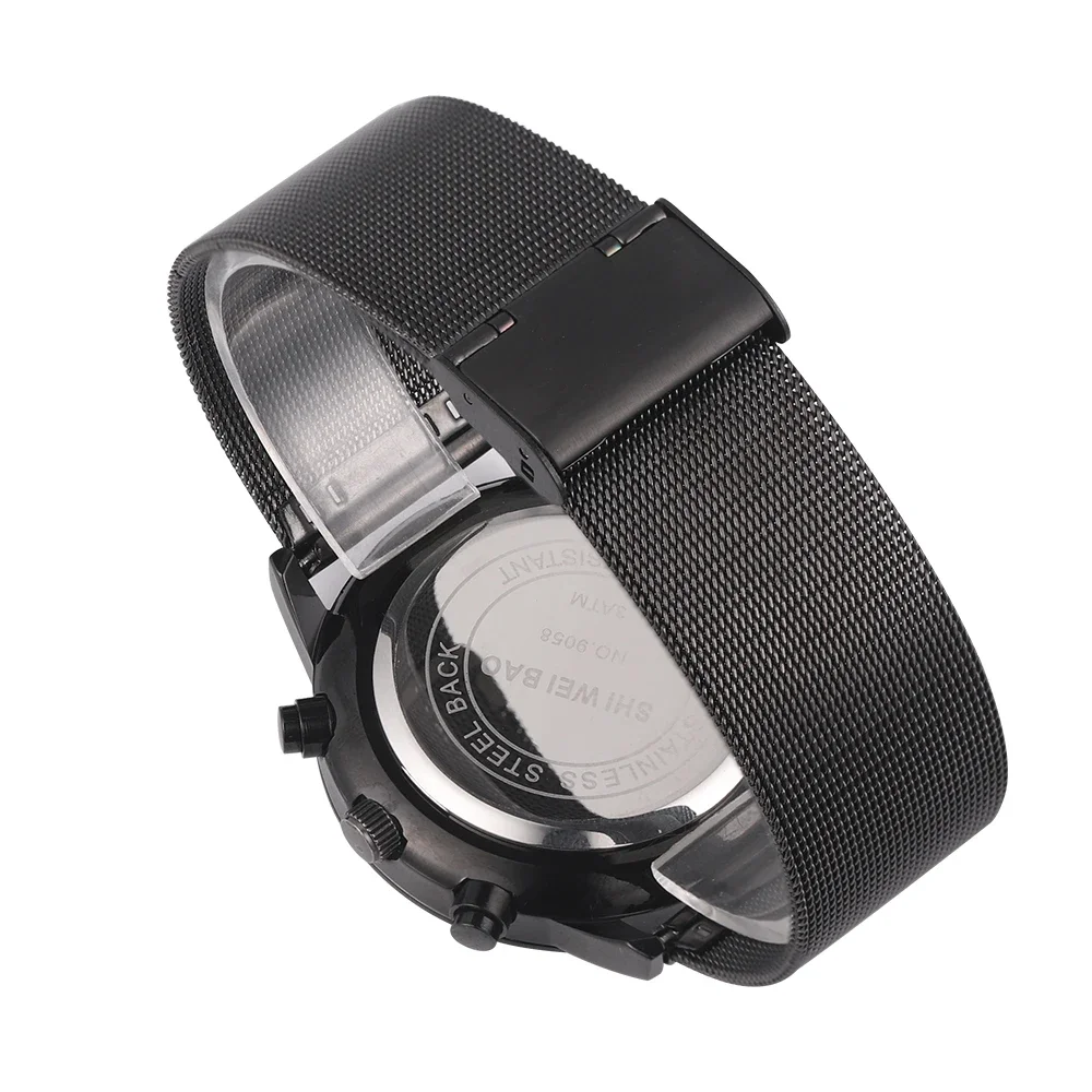 Luminous Hands Watches Men Luxury Brand Chronograph Men Sport Watches Waterproof Full Steel Mens Quartz Watch Relogio Masculino