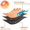 Waterproof Heavy Duty Patio Chaise Lounge Cover UV Resistant Outdoor Furniture Protector Dustproof Windproof with Fastening 4