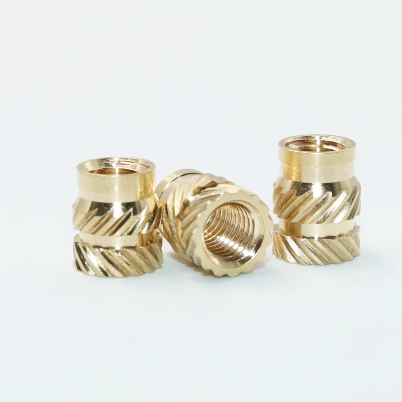 Insert Brass Nut and 304 Stainless Steel Screw Set Knurled Thread Heat Copper Nuts Embed Pressed Fit for 3d printer Plastic Case