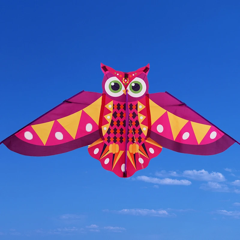 1Set Funny Children's Cartoon Animal Kite Owl Kite Children Kite Flying Toy Outdoor Toys Kites Toys Colorful Long Tail Kite New 5