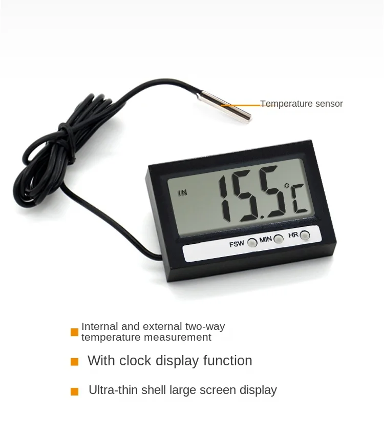 Forcarairconditioningthermometerdigitaldisplaytemperaturetesterairoutletthermometer