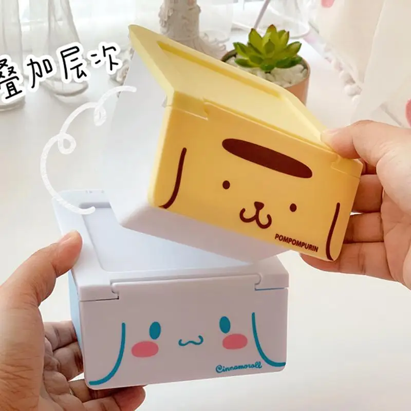 Sanrio Hello Kitty Y2K Desktop Clamshell Storage Box Kuromi My