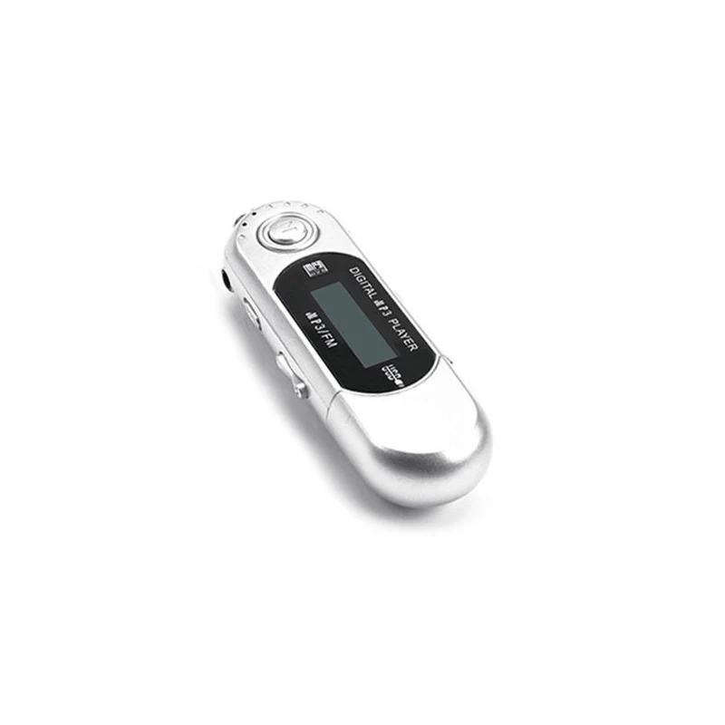 Portable USB Digital Music Player with LCD Screen, 4GB Storage, and FM Radio