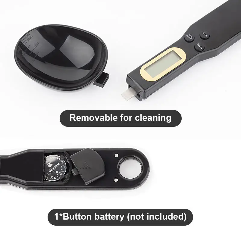 Mini Spoon Scale Digital Kitchen Scale Electronic LCD 0.1-500g Food Cooking Flour Milk Coffee Powder Weight Measure Spoon kitchen measuring spoons electronic scale measuring spoon set electronic kitchen scale electronic measuring spoon measuring cup and spoon set
